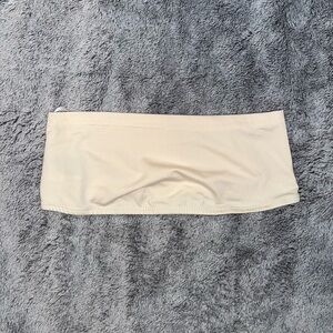 SHEIN Beige Bandeau Top